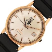 Omega, gentlemen's Omega Seamaster automatic wristwatch having champagne dial with date aperture and