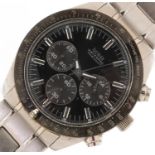Guess, gentlemen's stainless steel Guess Waterpro chronograph quartz wristwatch, 42mm in diameter