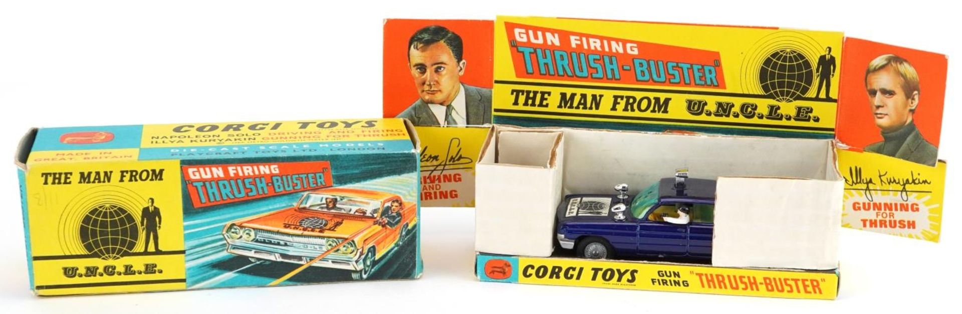 Vintage Corgi Toys diecast Man from U.N.C.L.E gun firing Thrush-buster with box numbered 497 - Bild 2 aus 5
