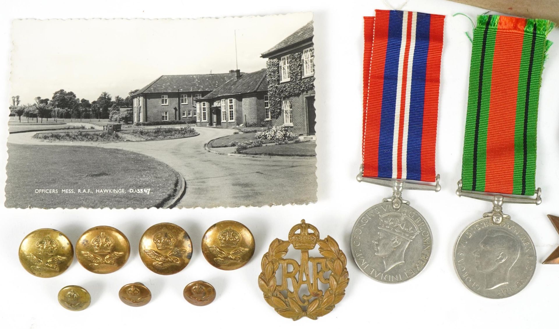 British military World War II medal group relating to K J Cox including Royal Air Force Service - Bild 3 aus 8