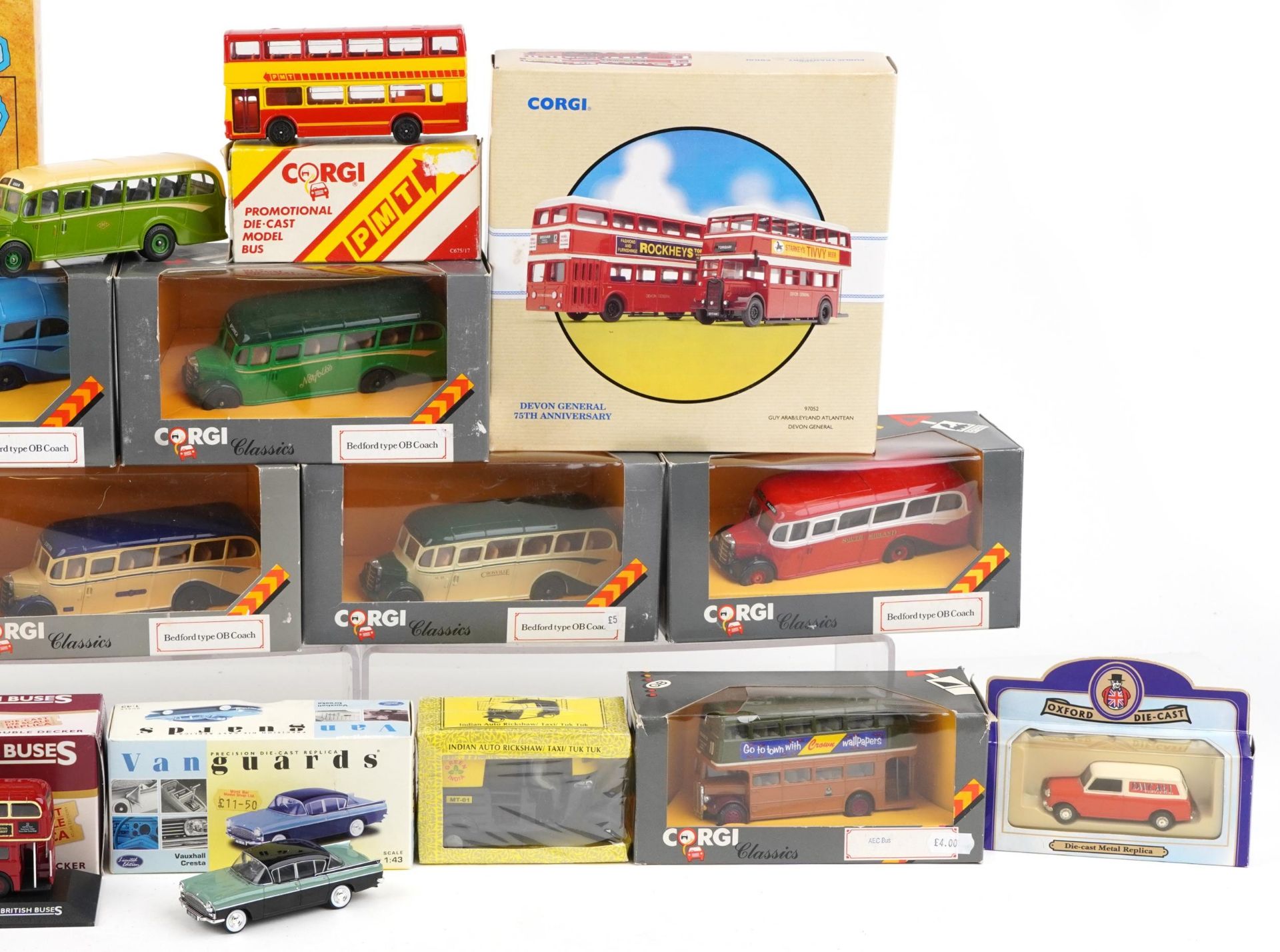 Diecast model predominantly buses and related with boxes including Corgi Classics and Trams of the - Image 3 of 3