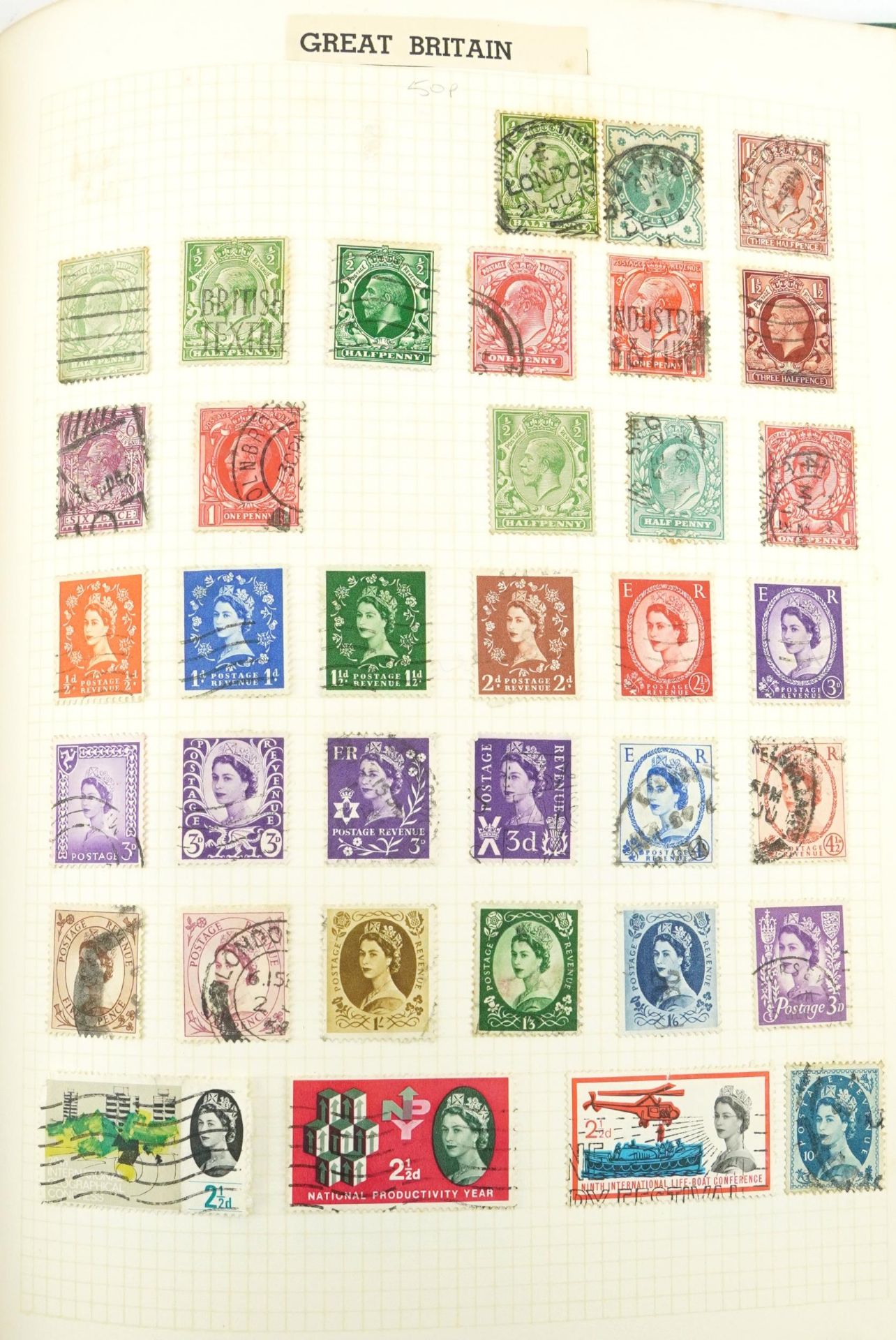 Collection of 19th century and later stamps arranged seven stock books and albums including - Bild 11 aus 25
