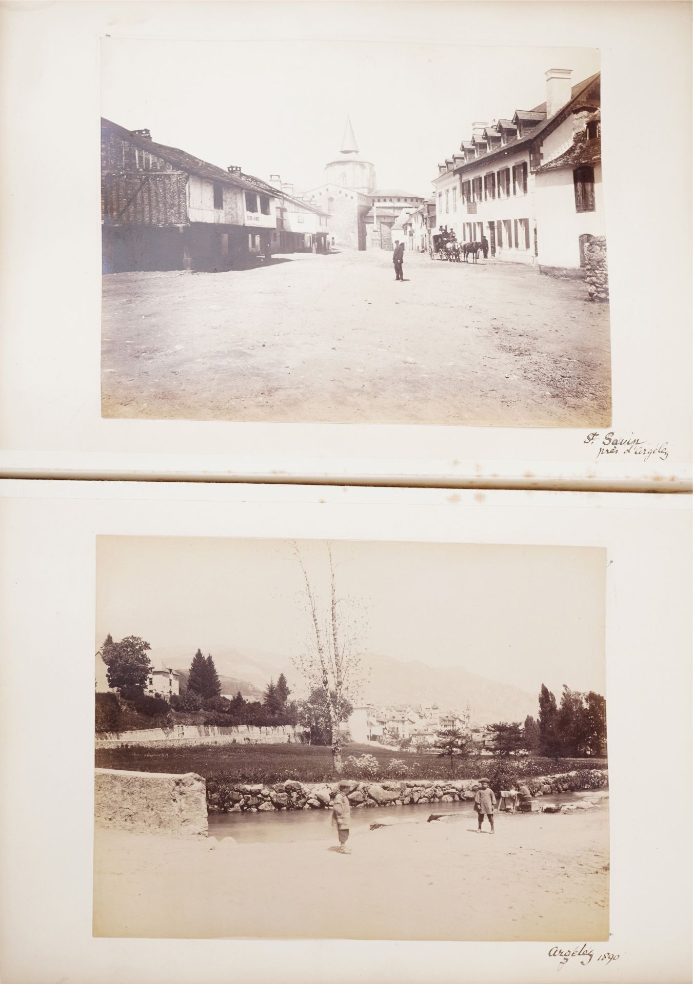 19th century European photographs arranged in an album including Salzburg, Cologne and Biarritz - Image 6 of 10