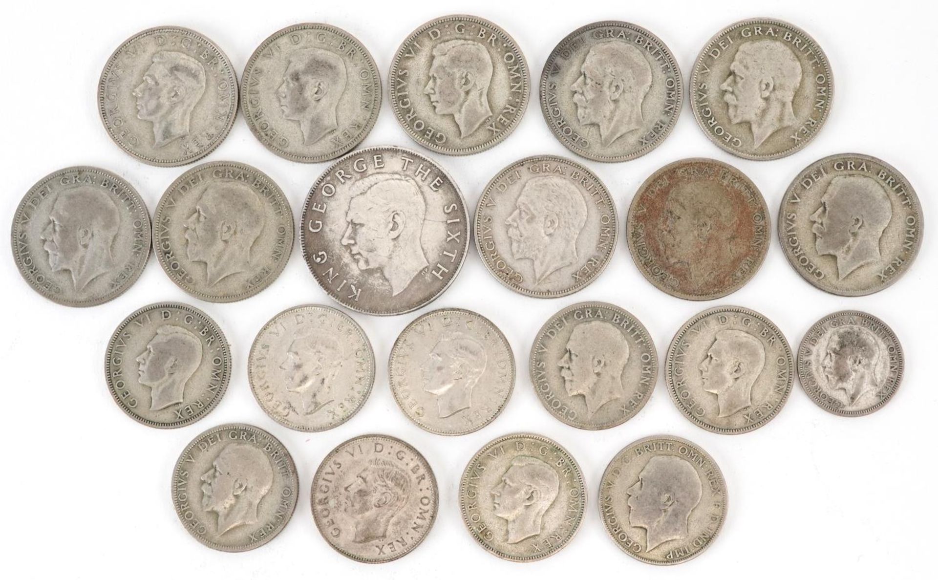 British and New Zealand coinage including half crowns and florins, 240g - Bild 4 aus 6