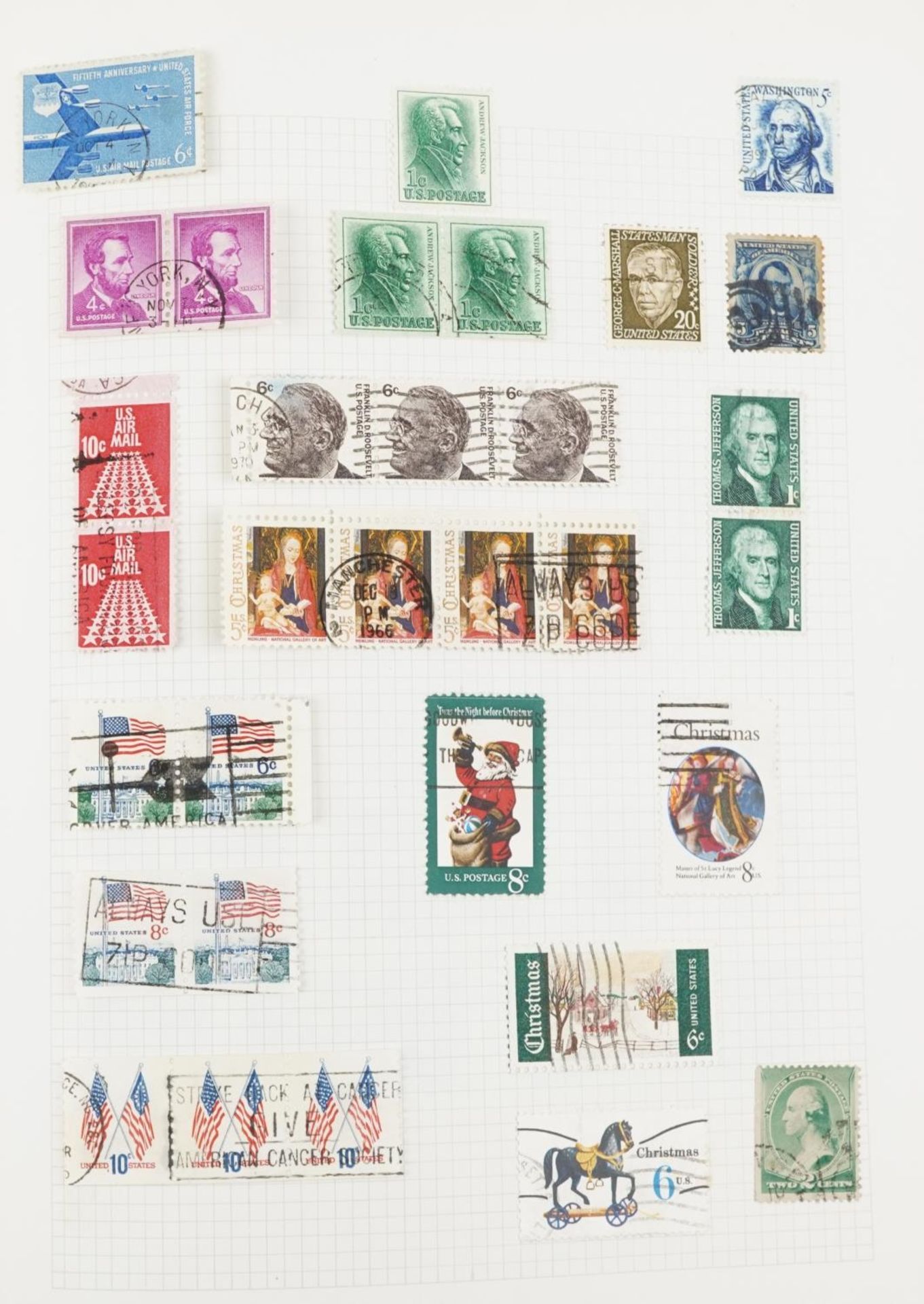 Collection of 19th century and later stamps arranged seven stock books and albums including - Image 17 of 19
