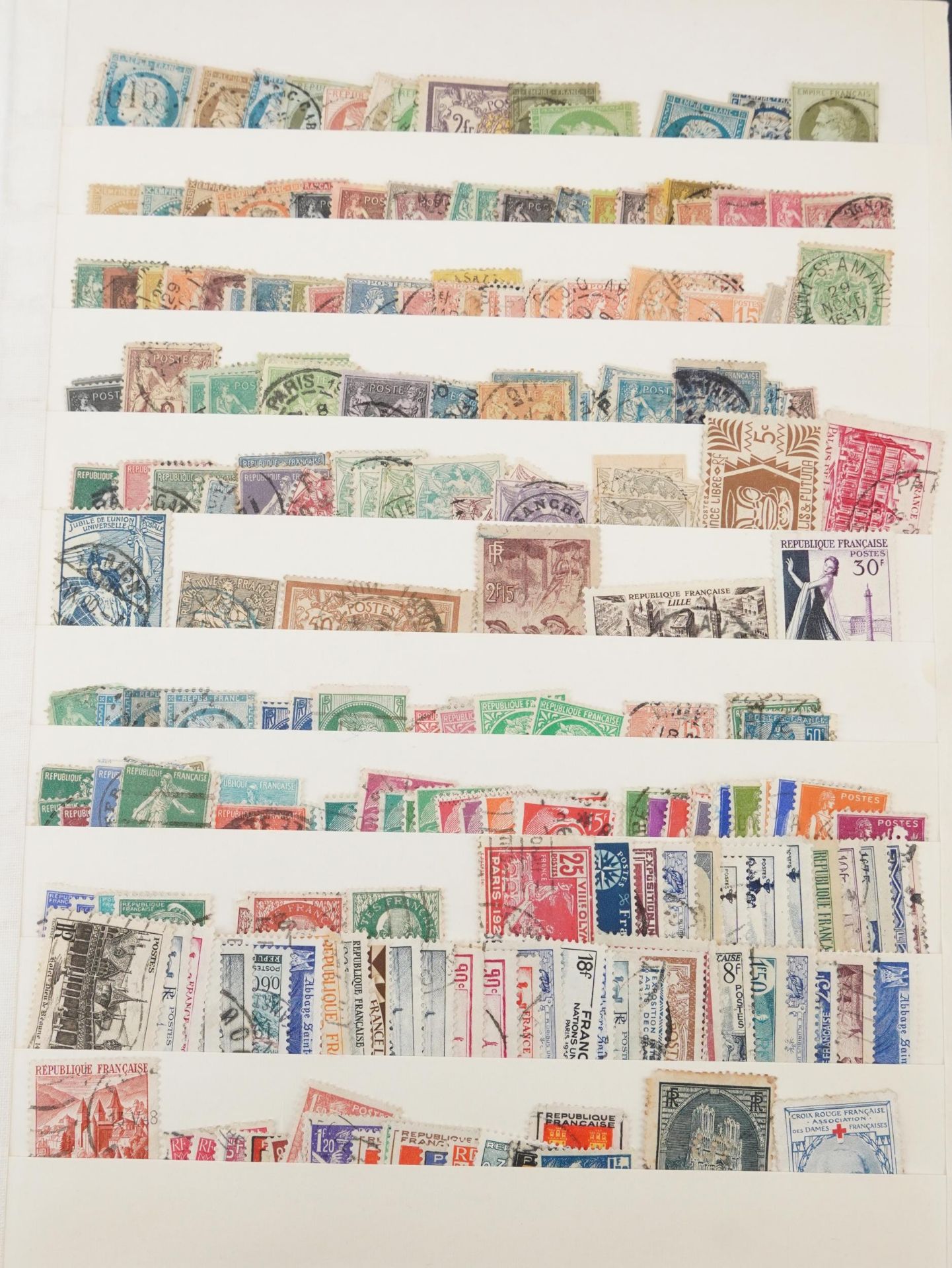 Collection of 19th century and later stamps arranged seven stock books and albums including Great - Image 12 of 37
