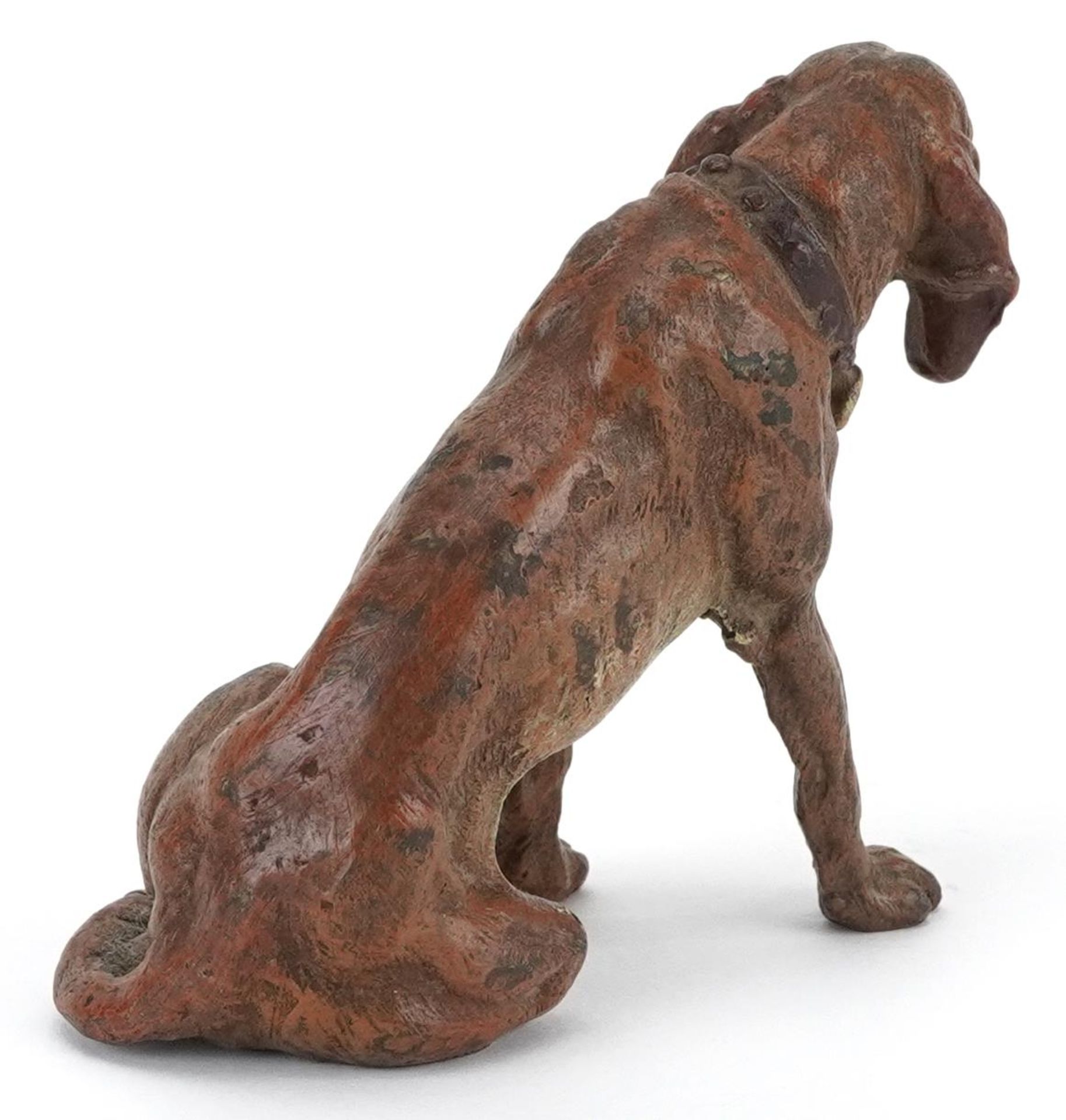 Austrian style cold painted bronze dog, 7.5cm in high - Image 2 of 4