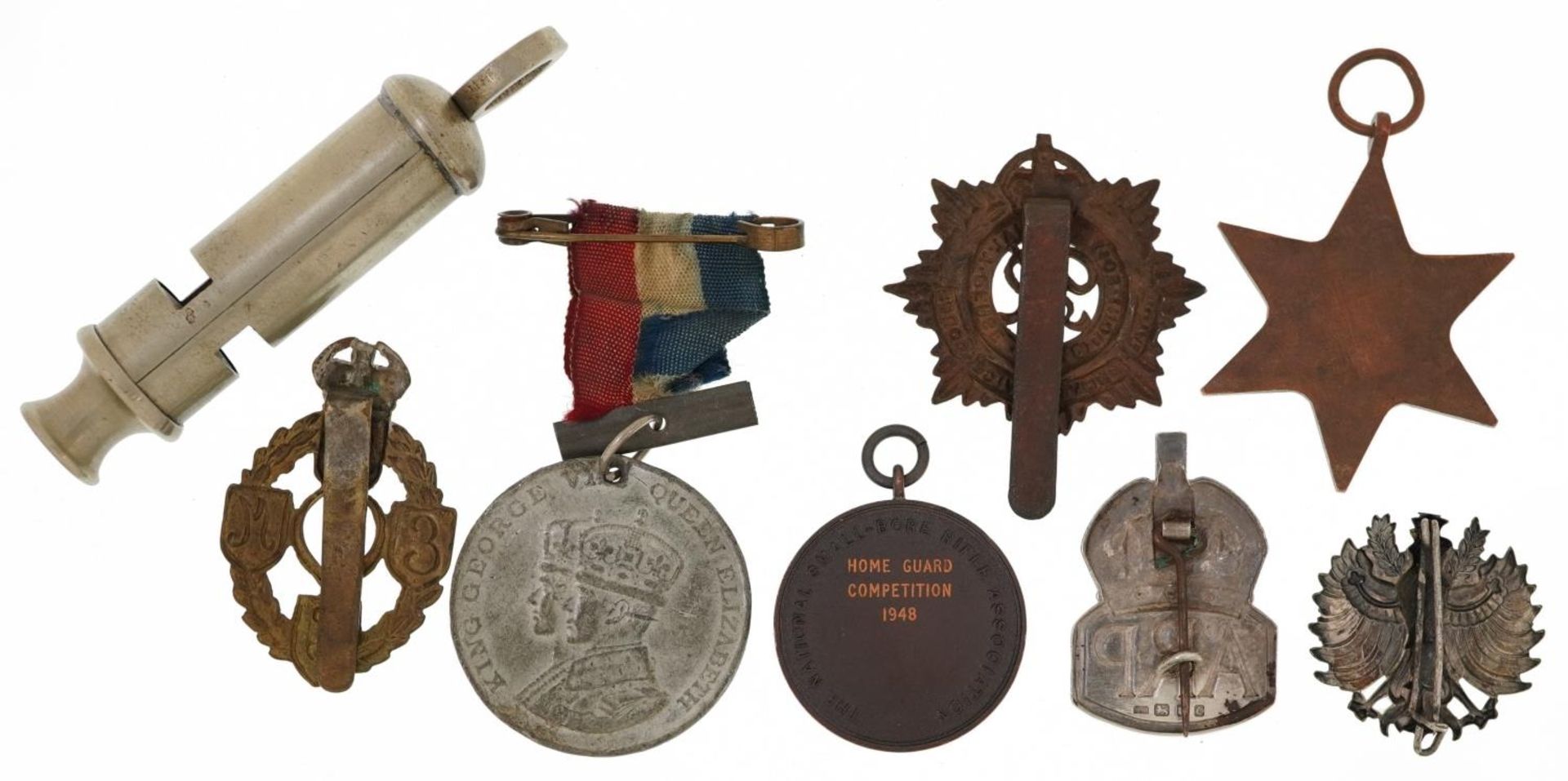 British militaria including National Small-bore Rifle Association competitors medal, World War II - Bild 4 aus 4