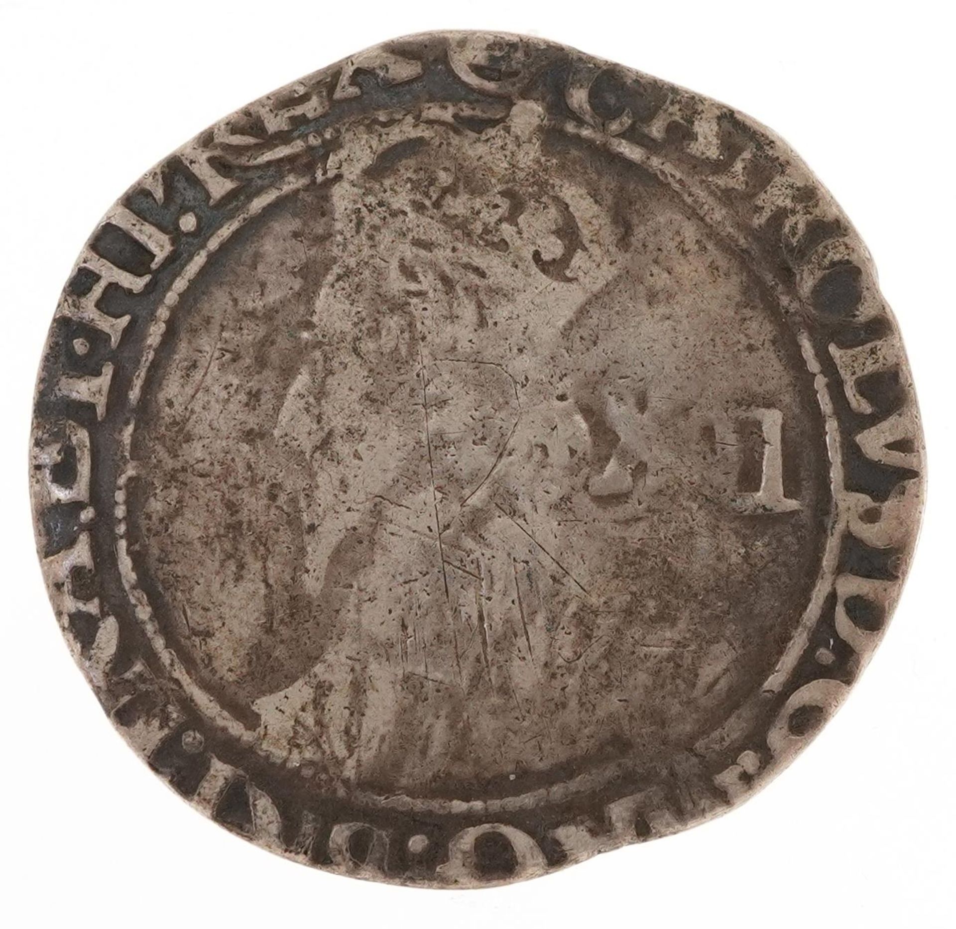 Charles I hammered silver shilling - Bild 2 aus 2