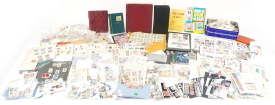 Extensive collection of British and world stamps and covers, some arranged in two albums