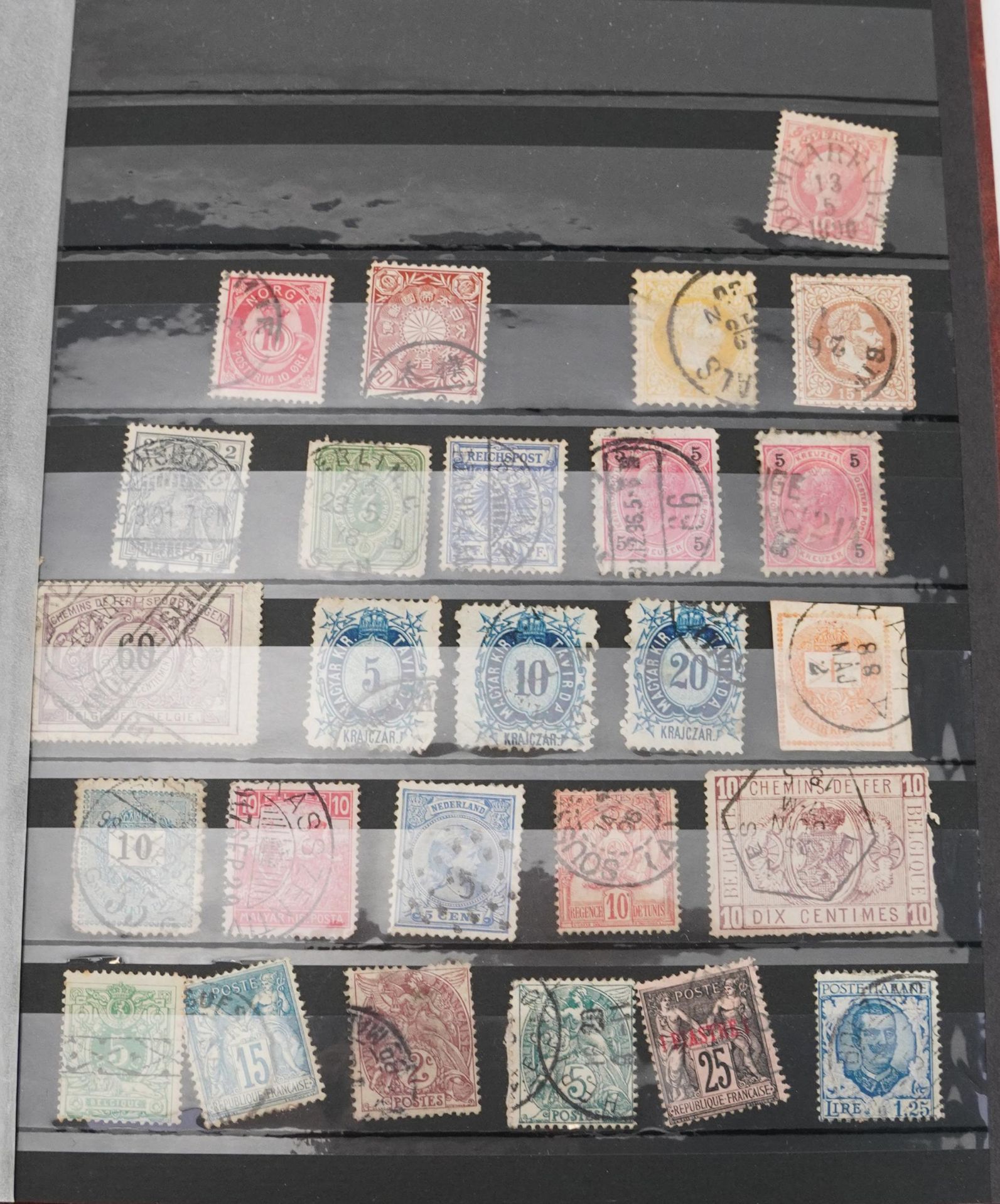 Collection of 19th century and later stamps arranged seven stock books and albums including Great - Image 24 of 37