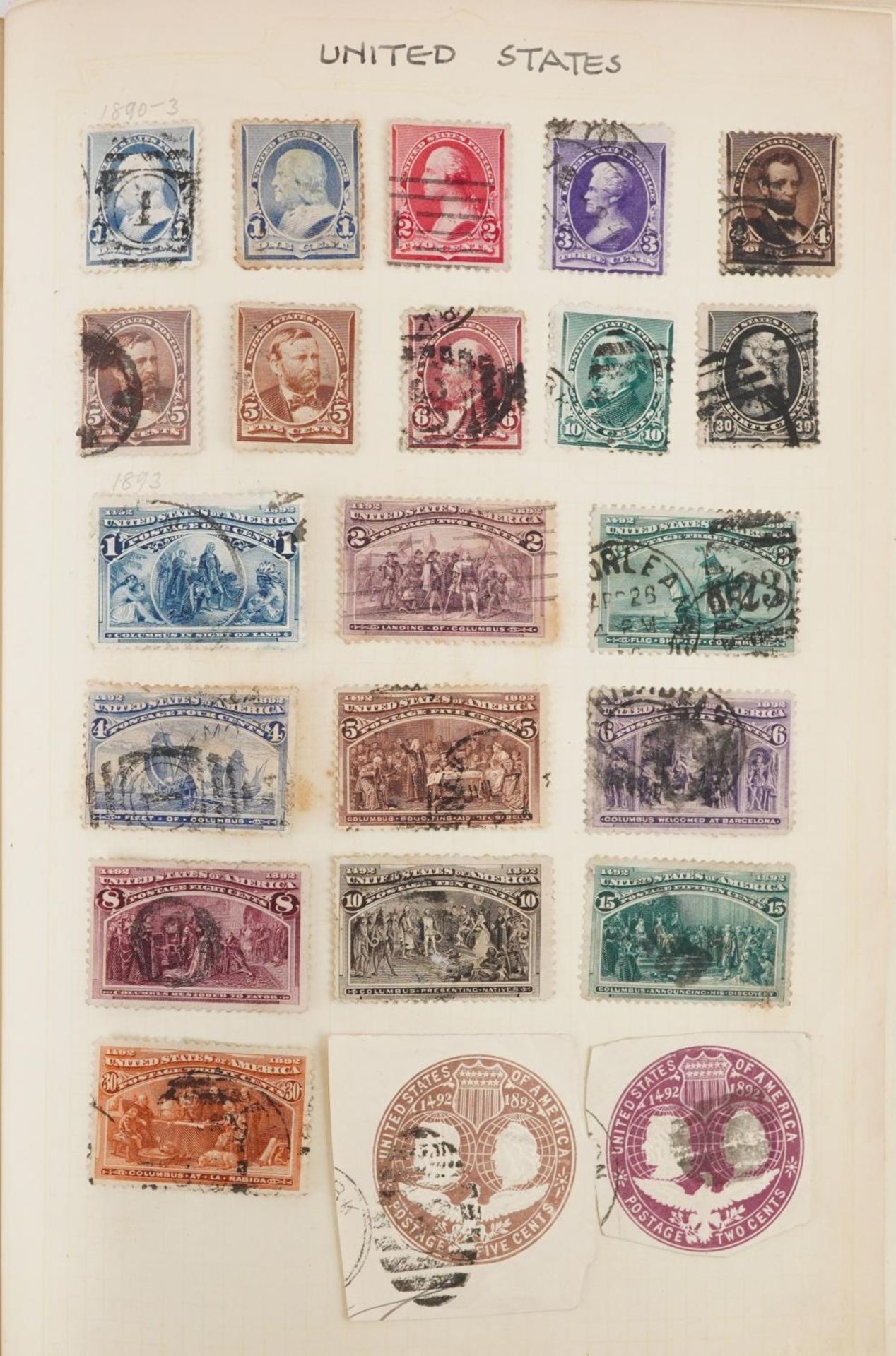 Collection of 19th century and later world stamps arranged in seven stock books and albums including - Image 8 of 39