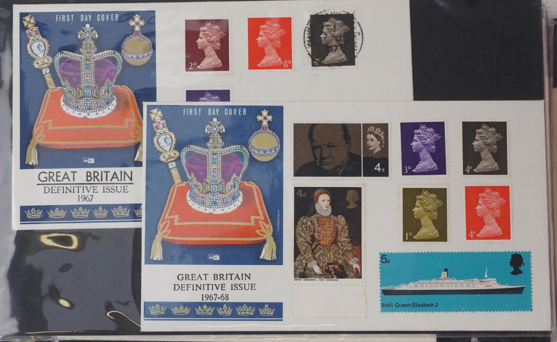 Collection of British and world stamps and covers, predominantly arranged in albums and stock books - Image 12 of 18