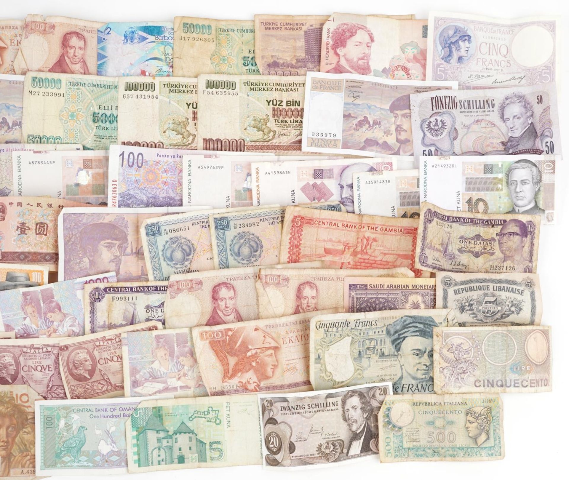 Large collection of world banknotes - Image 3 of 3
