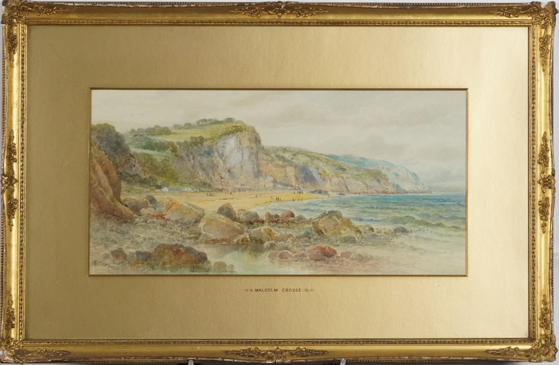 Malcolm Crosse - St Mawes Falmouth and Oddicombe Beach Torquay, pair of early 20th century - Image 3 of 9