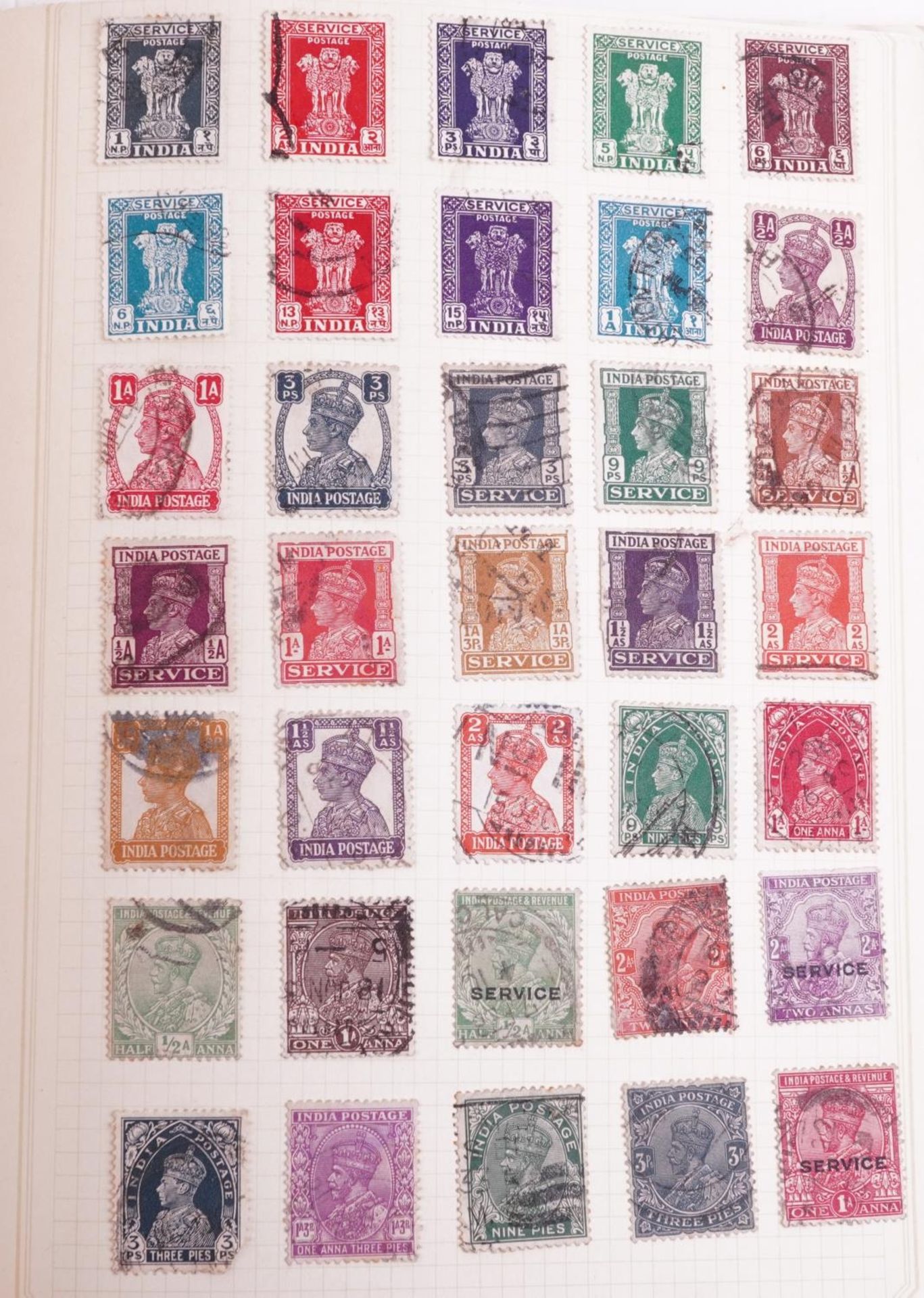 Collection of 19th century and later stamps arranged seven stock books and albums including China, - Image 18 of 19