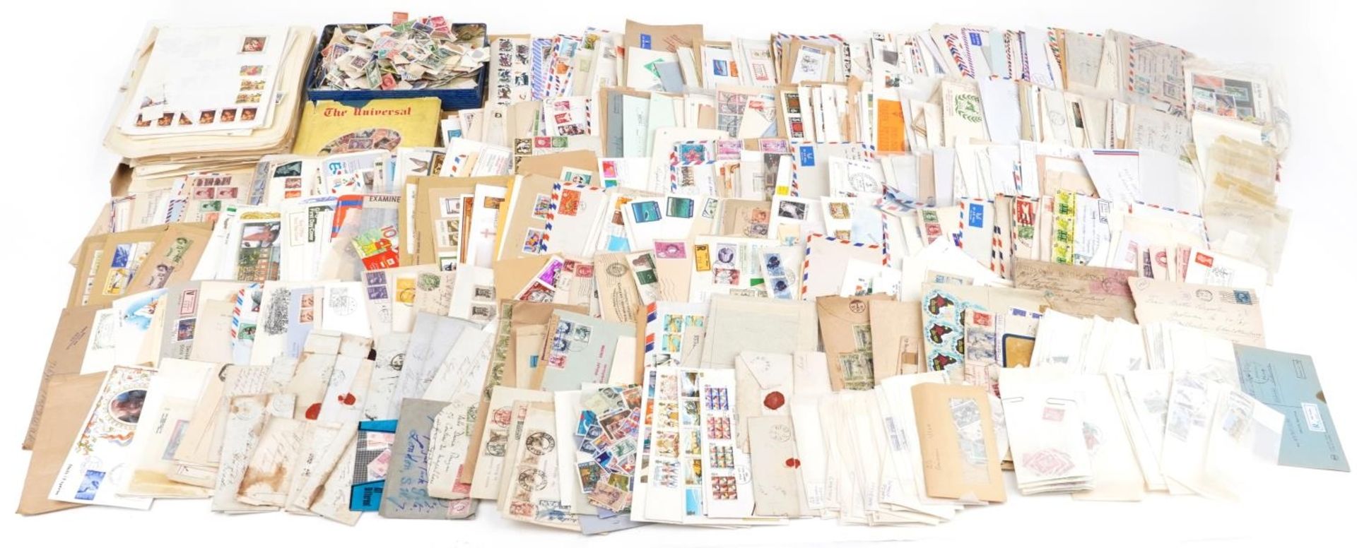Extensive collection of British and world stamps, covers and postal history, some arranged on sheets