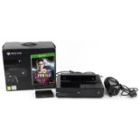 Microsoft Xbox One FIFA 14 Edition games console set with controller, headset and Kinect sensor