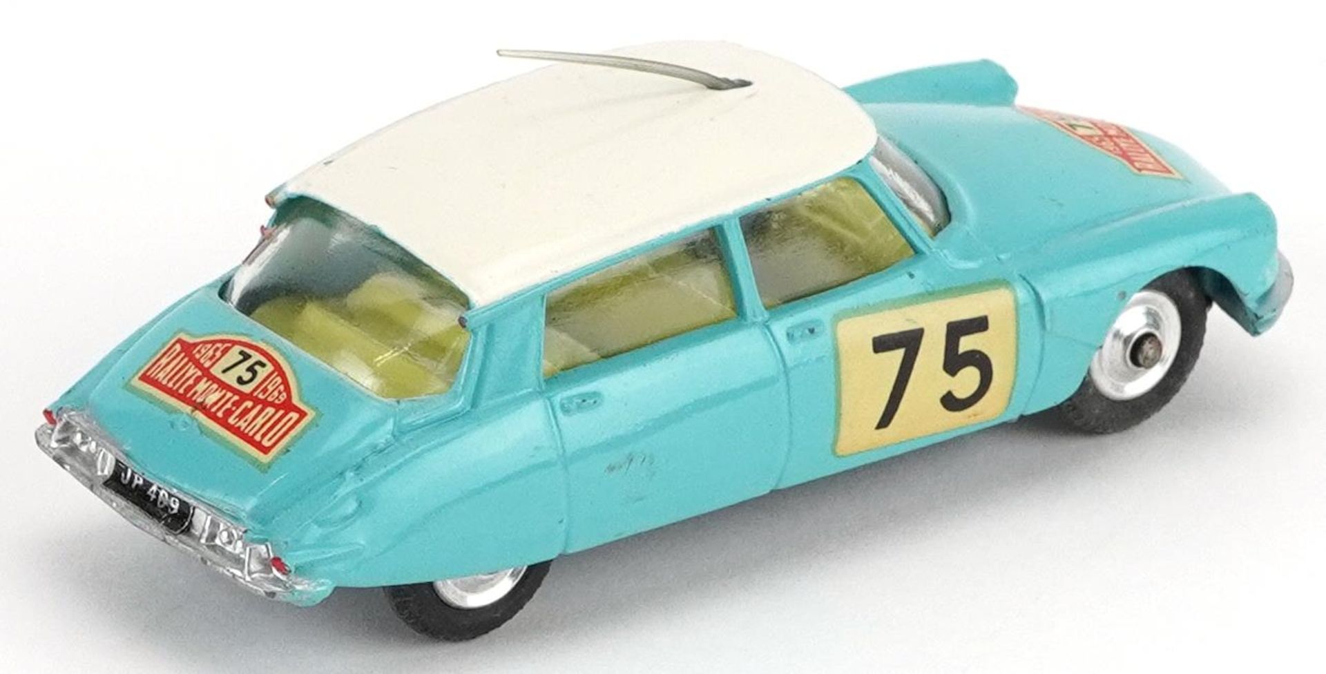 Vintage Corgi Toys Citroen DS 19 in Monte-Carlo trim with box numbered 323 - Image 3 of 4