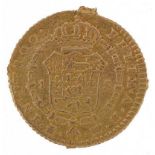 Caroline III 1787 gold Escudo, 2.1g
