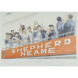 Martin Speight - Sunday Best, pencil signed cricketing interest print in colour with various