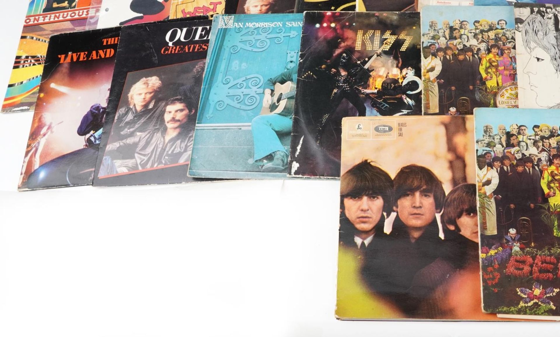 Vinyl LP records including The Beatles White Album, The Rolling Stones, Budgie, Black Sabbath, The - Bild 4 aus 5