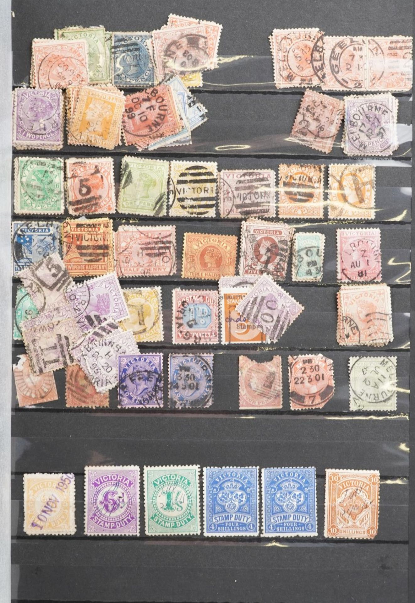 Collection of 19th century and later stamps arranged seven stock books and albums including - Image 20 of 21