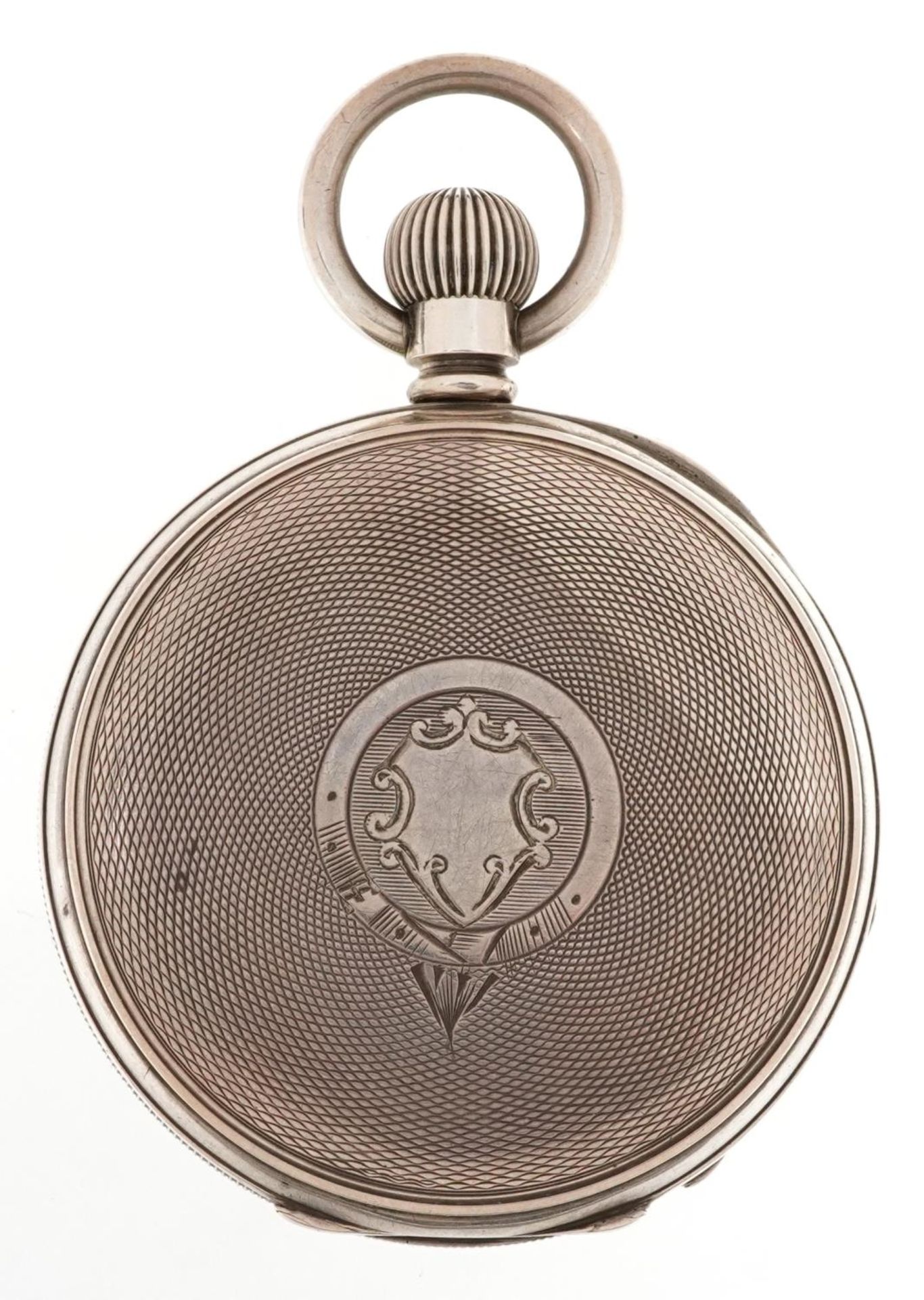 Waltham Mass, Victorian gentlemen's silver Waltham Mass Riverside keyless open face pocket watch - Bild 2 aus 4