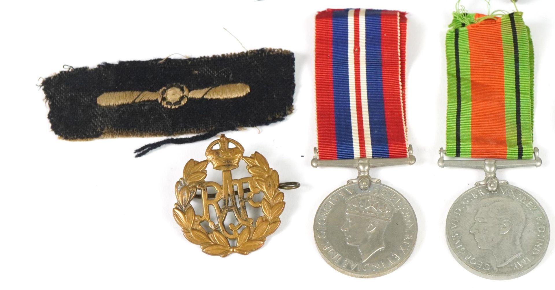 British military World War II Royal Air Force medal group relating to Leading Aircraftman L D - Bild 2 aus 6