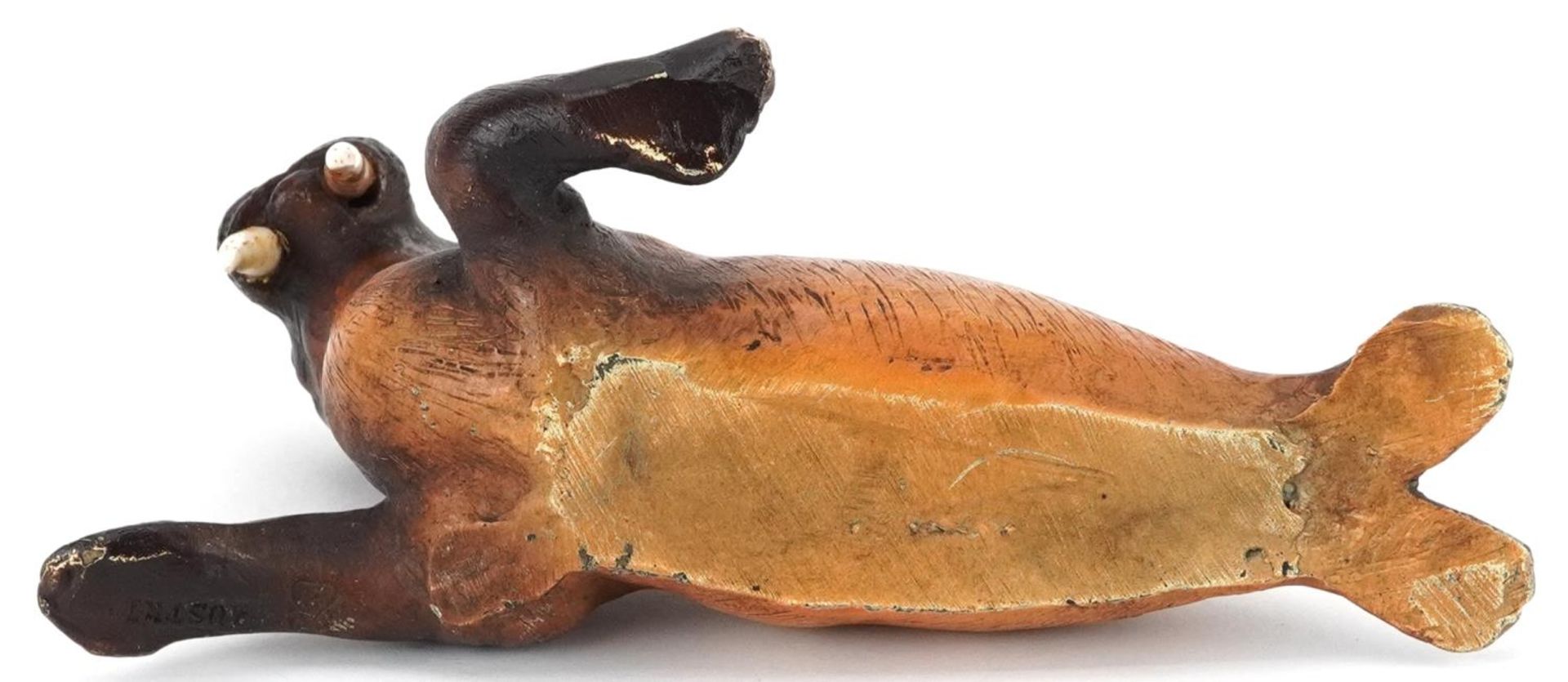 Austrian cold painted bronze walrus, 14cm in length - Image 3 of 4