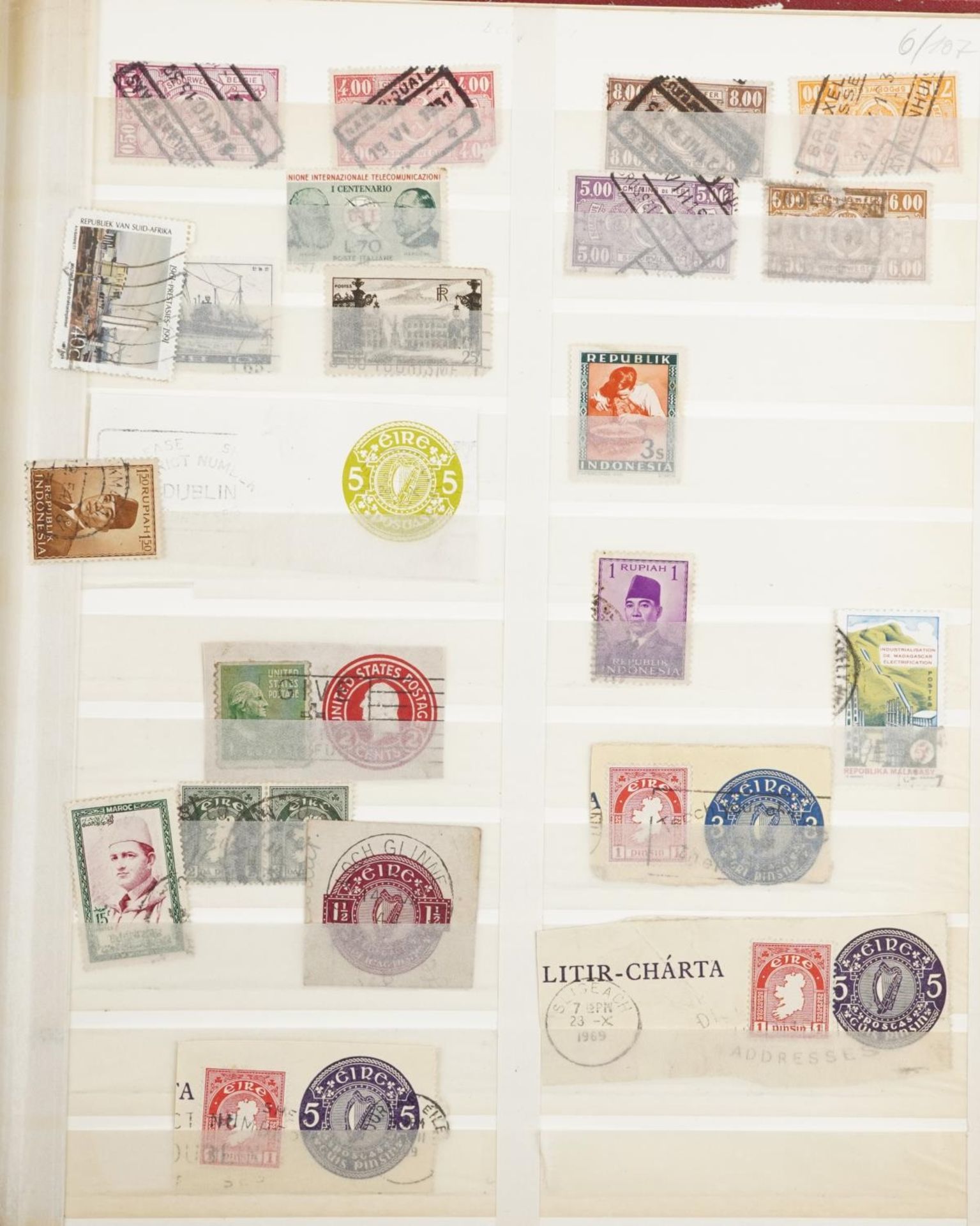 Collection of 19th century and later stamps arranged seven stock books and albums including