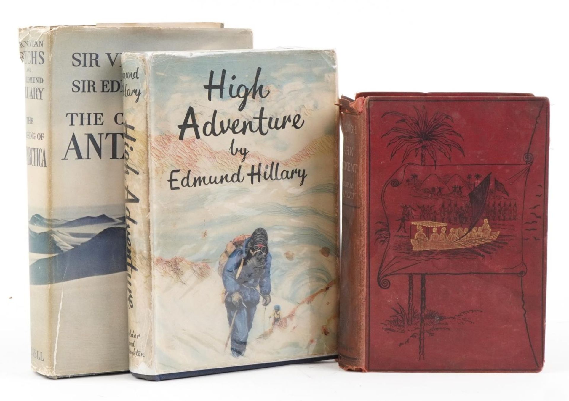 Three travel interest hardback books comprising The Crossing of Antarctica, by Sir Vivian Fuchs - Bild 2 aus 4