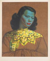 Vladimir Tretchikoff - The Chinese Girl, vintage print in colour signed in ink V Tretchikoff 1960,