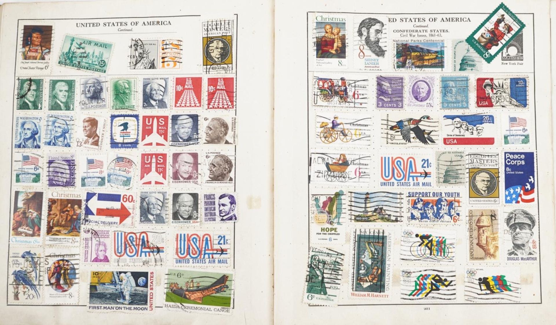 Collection of 19th century and later world stamps arranged in seven stock books and albums including - Image 21 of 29