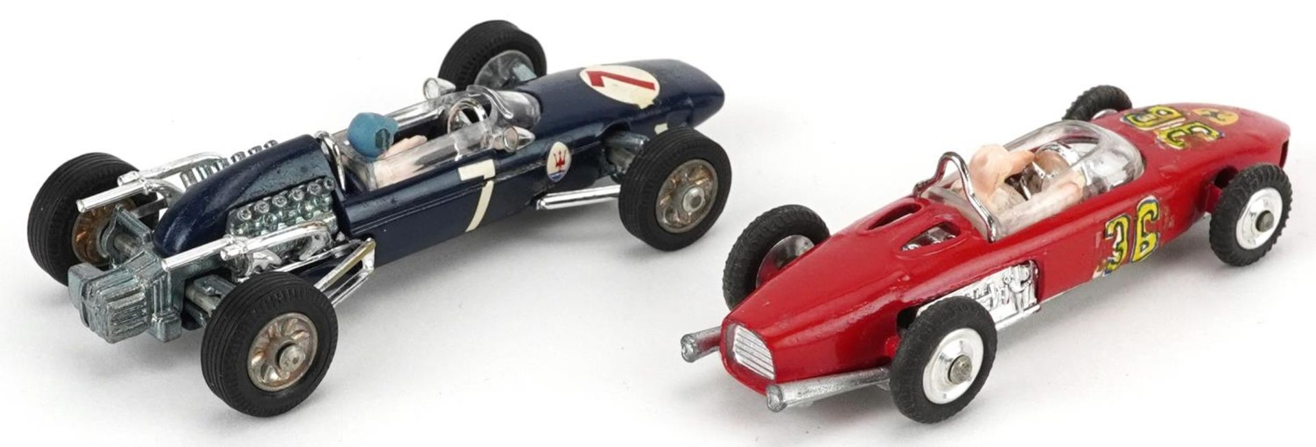 Two vintage Corgi Toys diecast racing vehicles with boxes comprising Ferrari Formula I Grand Prix - Bild 3 aus 4