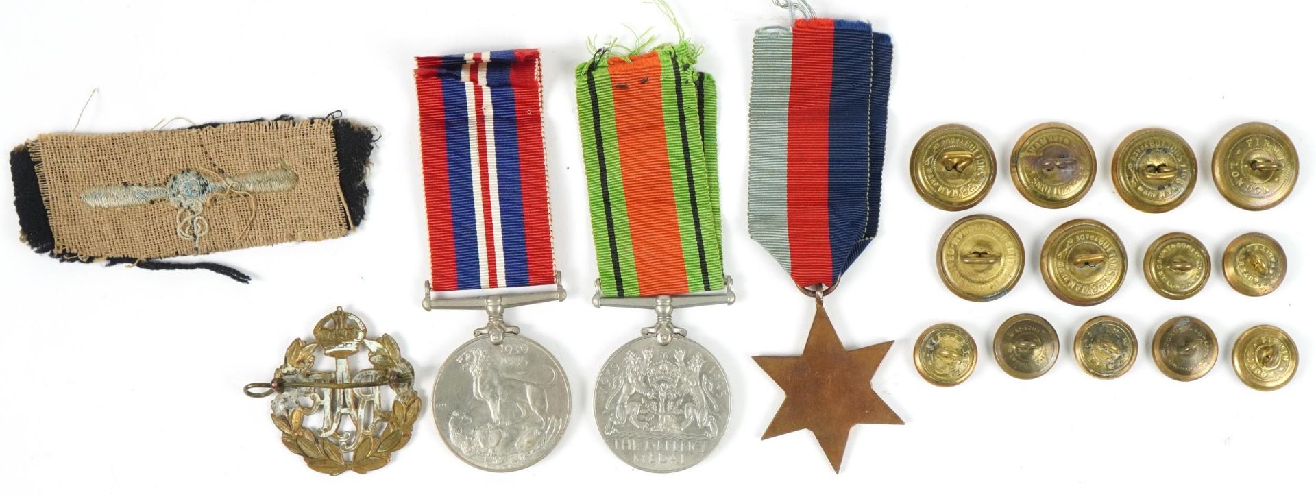 British military World War II Royal Air Force medal group relating to Leading Aircraftman L D - Bild 4 aus 6