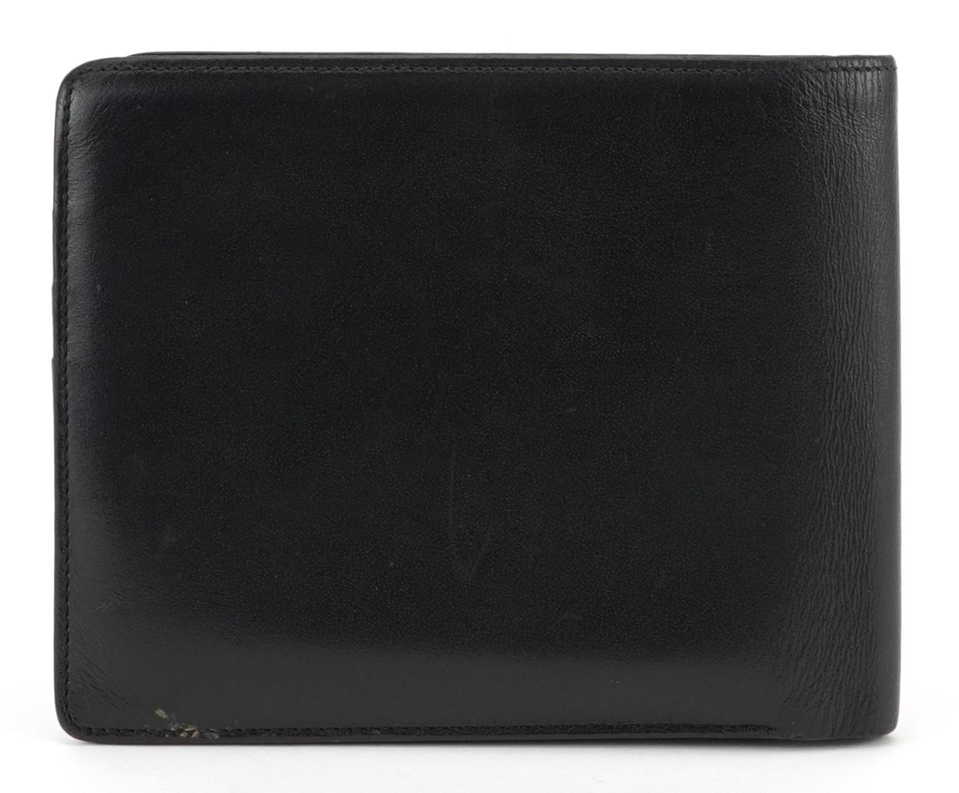 Montblanc, German black leather wallet, 11.5cm x 9.5cm - Image 5 of 5