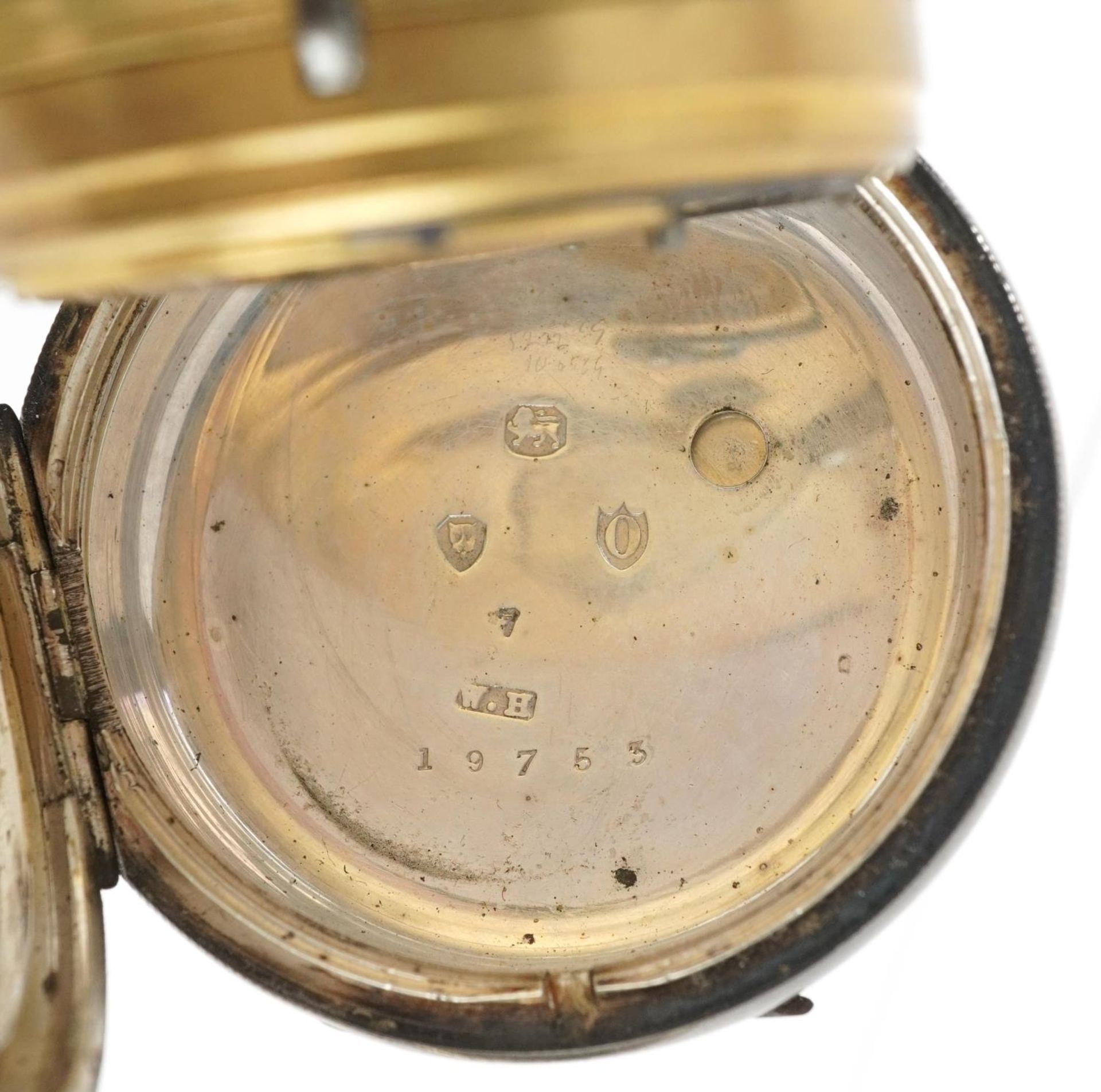 The Farringdon, Victorian gentlemen's silver open face pocket watch and an Art Deco gold plated open - Bild 7 aus 7
