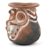 Tribal interest oceanic Aibom Village Sago storage jar from Papua New Guinea, 21cm high