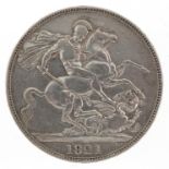 George IV 1821 silver crown, Secundo edge