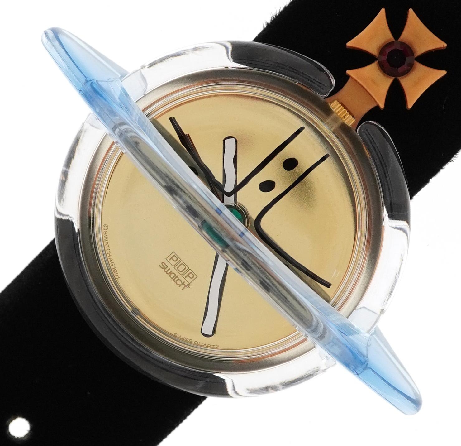 Vivienne Westwood for Swatch, vintage limited edition Pop Swatch Orb quartz wristwatch with box - Image 3 of 7