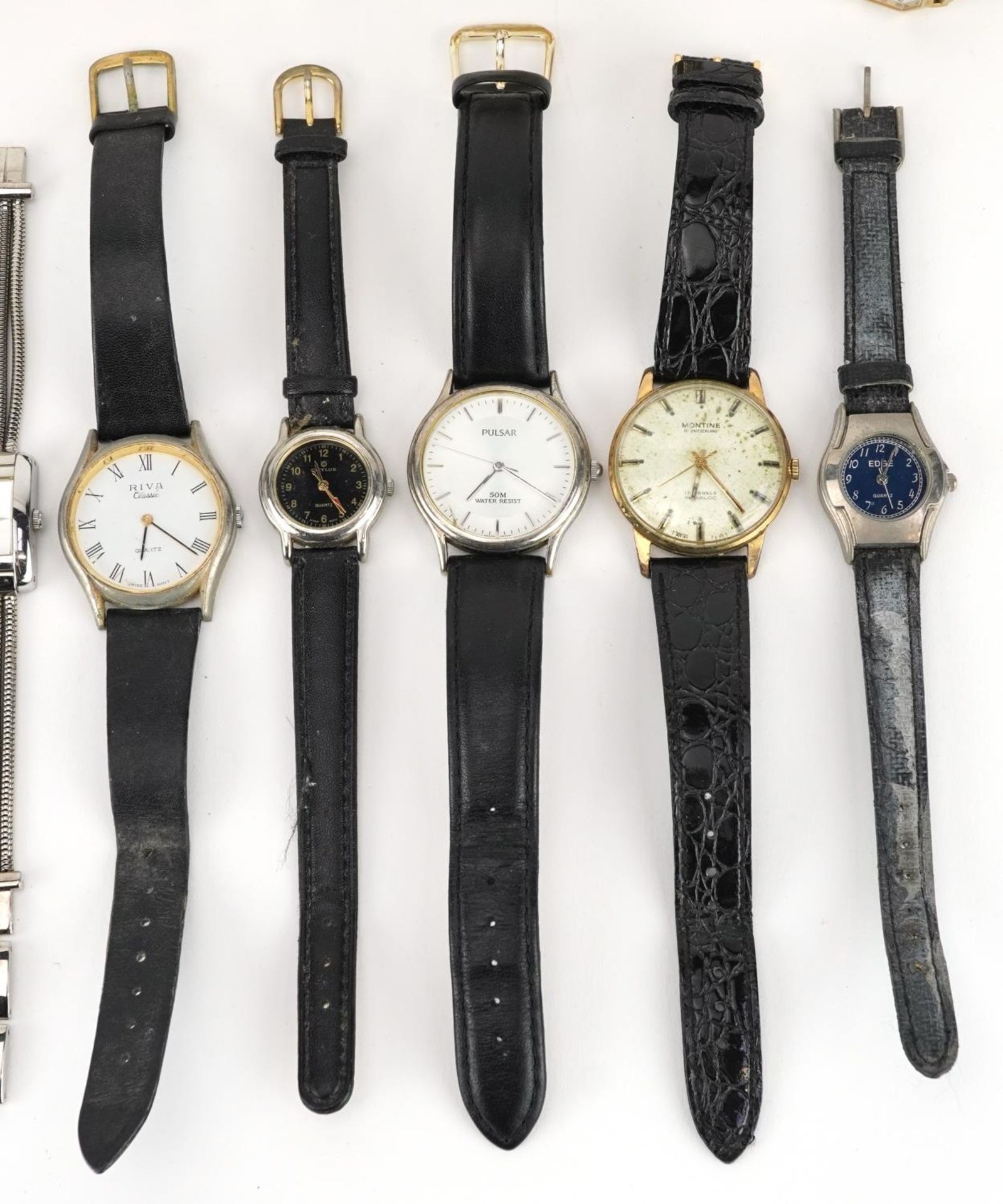 Vintage and later ladies and gentlemen's wristwatches including Mudu, Montine, Guess, Rotary and - Bild 5 aus 5