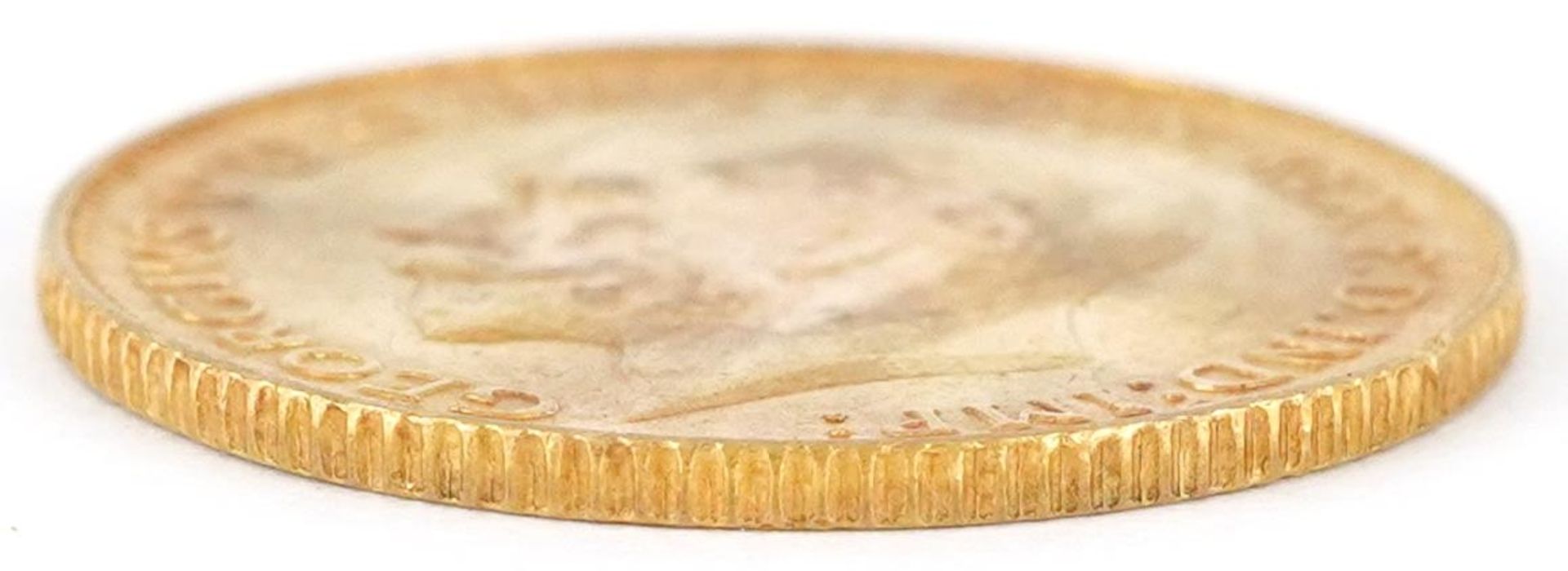 George V 1911 gold half sovereign - Bild 3 aus 3