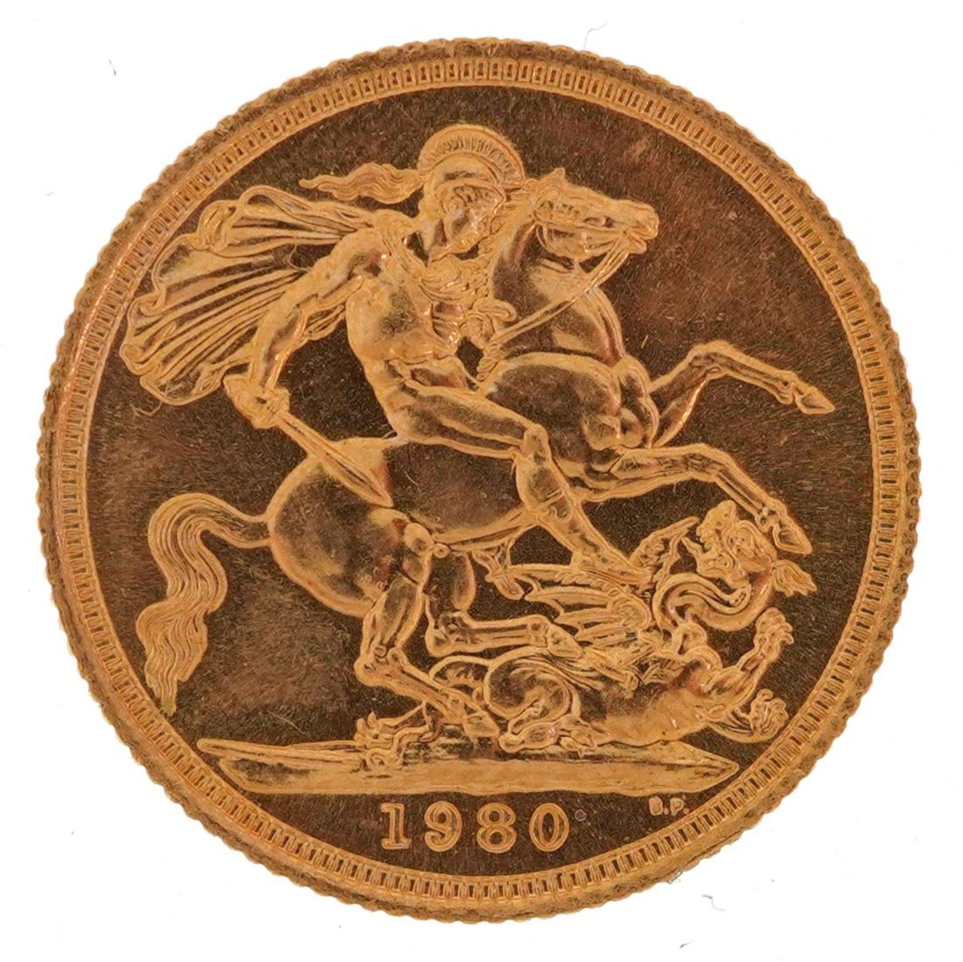 Elizabeth II 1980 gold sovereign