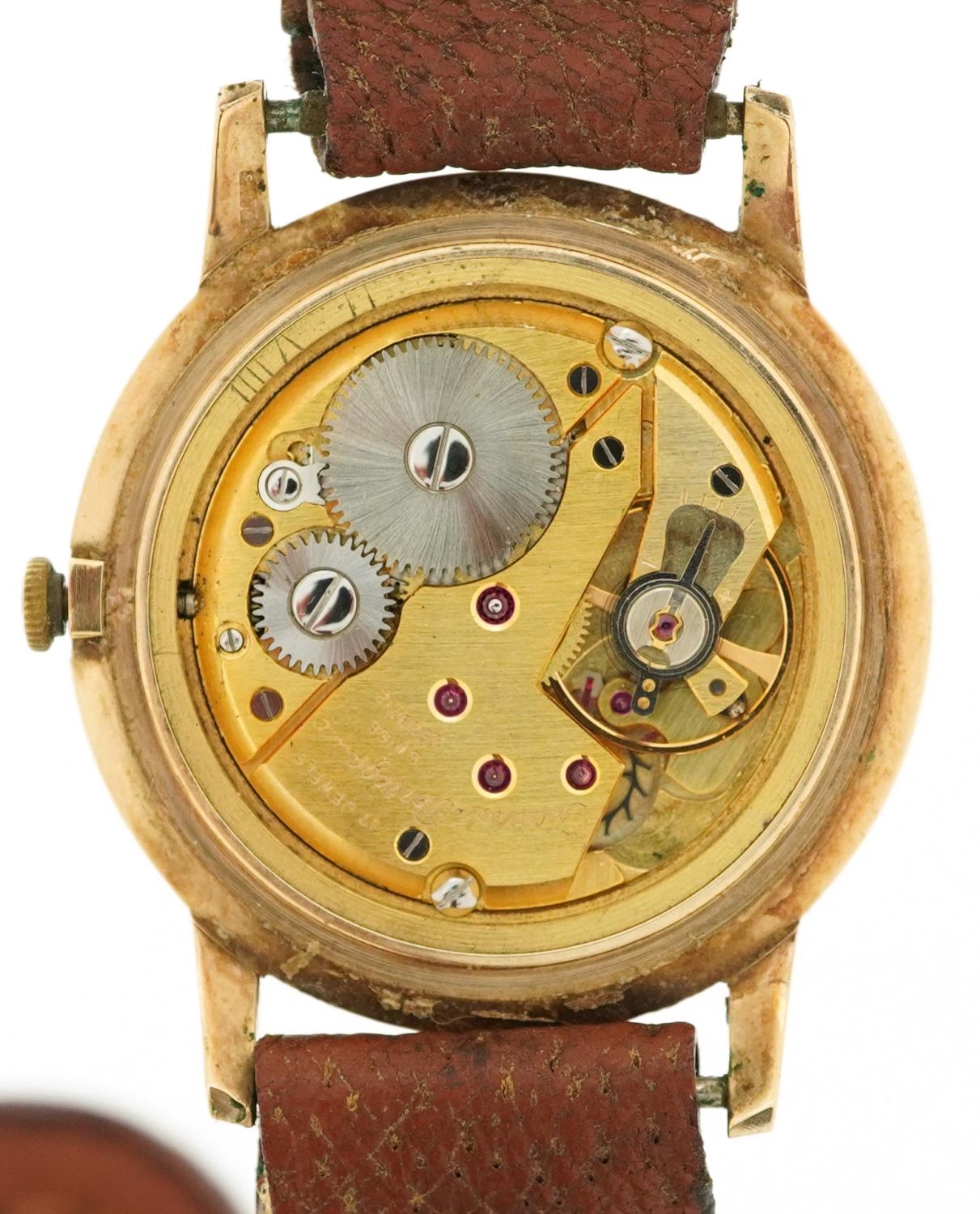 Girard Perregaux, gentlemen's 9ct gold manual wind wristwatch, the movement numbered 2529712, 32mm - Image 4 of 6