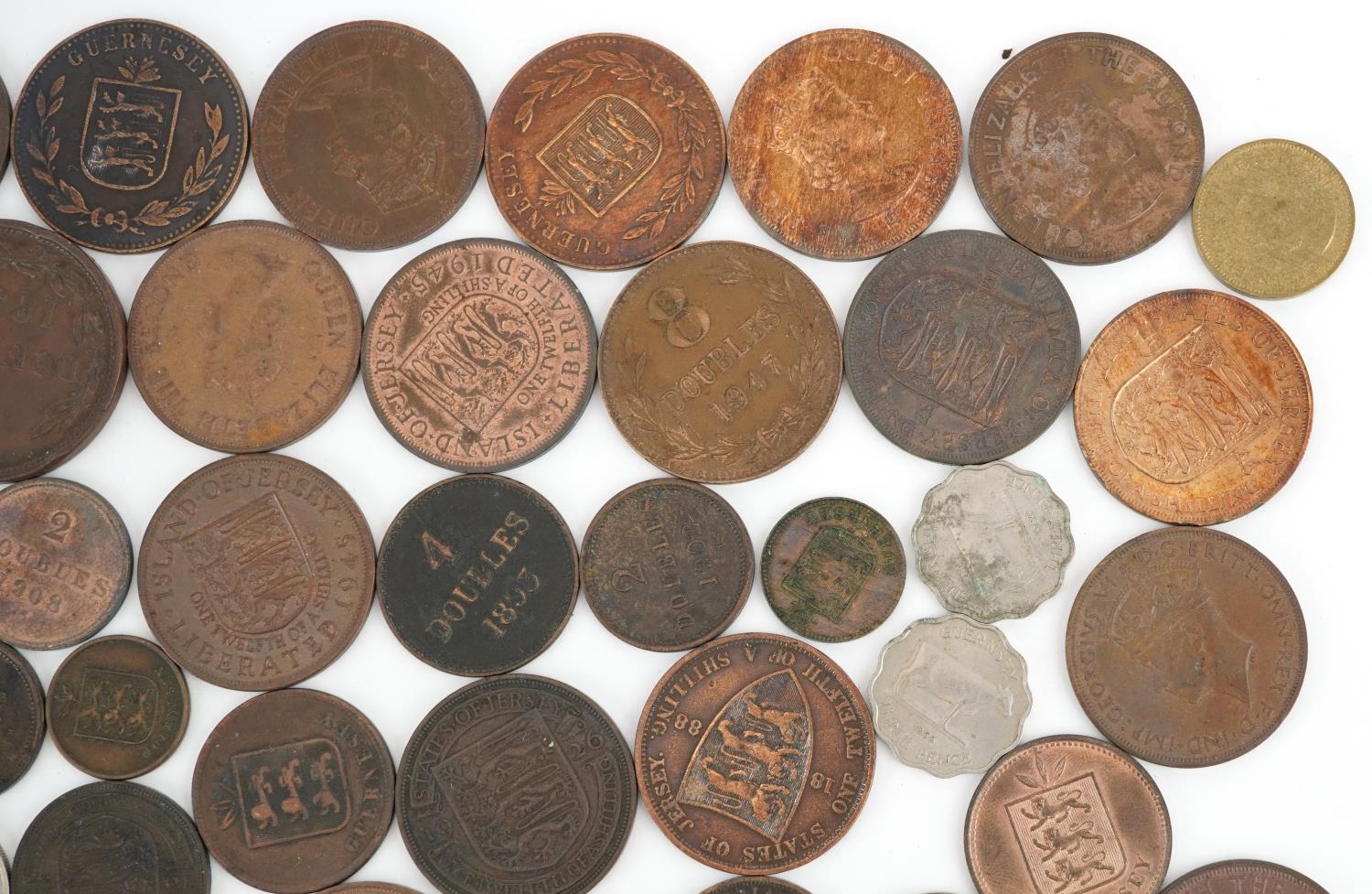 Large collection of 19th century and later Guernsey and States of Jersey coinage including one - Image 11 of 14