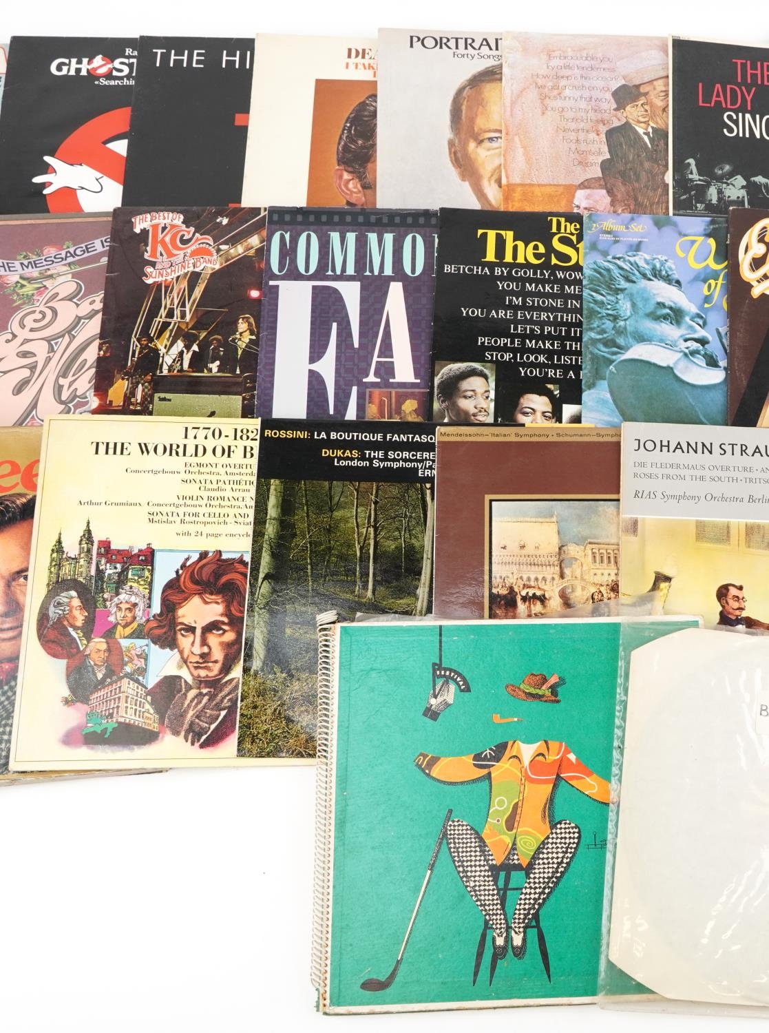Vinyl LP records, some sound tracks, including Lionel Richie, The Carpenters, Nat King Cole, Frank - Image 3 of 4