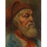 Portrait of a bearded gentleman, 19th century Bavarian school oil on canvas, framed, 44.5cm x 34.5cm