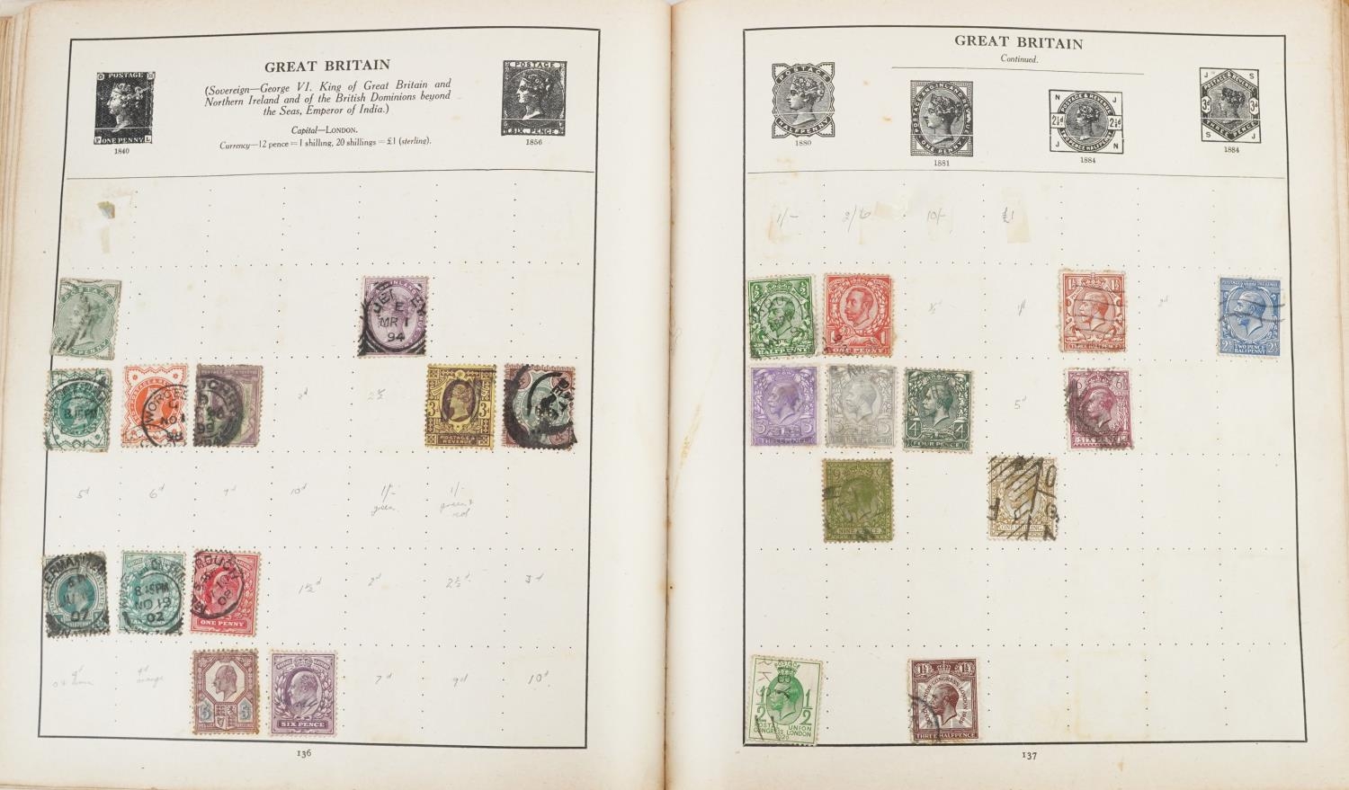 Collection of 19th century and later stamps arranged seven stock books and albums including - Image 13 of 26