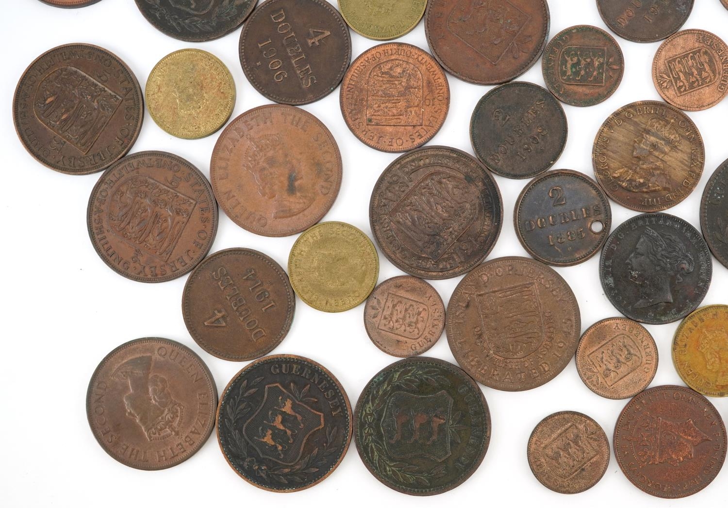 Large collection of 19th century and later Guernsey and States of Jersey coinage including one - Image 5 of 14